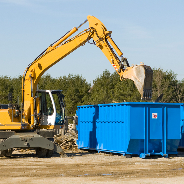 what size residential dumpster rentals are available in Nemo Texas